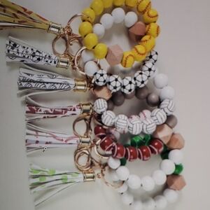 Colorful Beaded Keychain